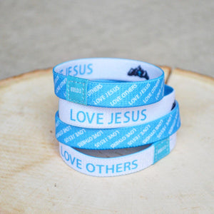 NEW! Love Jesus, Love Others Bracelet - 4 Pack
